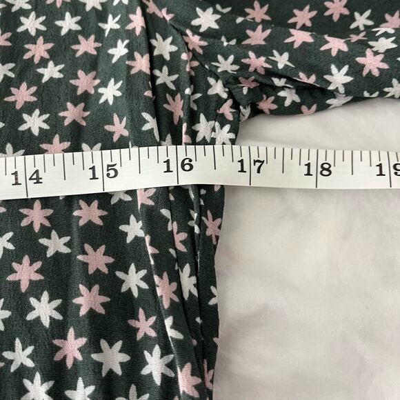 Boden Women's Green Floral Printed Hyacinth Knee Length Relaxed Fit Dress 8R - Picture 7 of 9